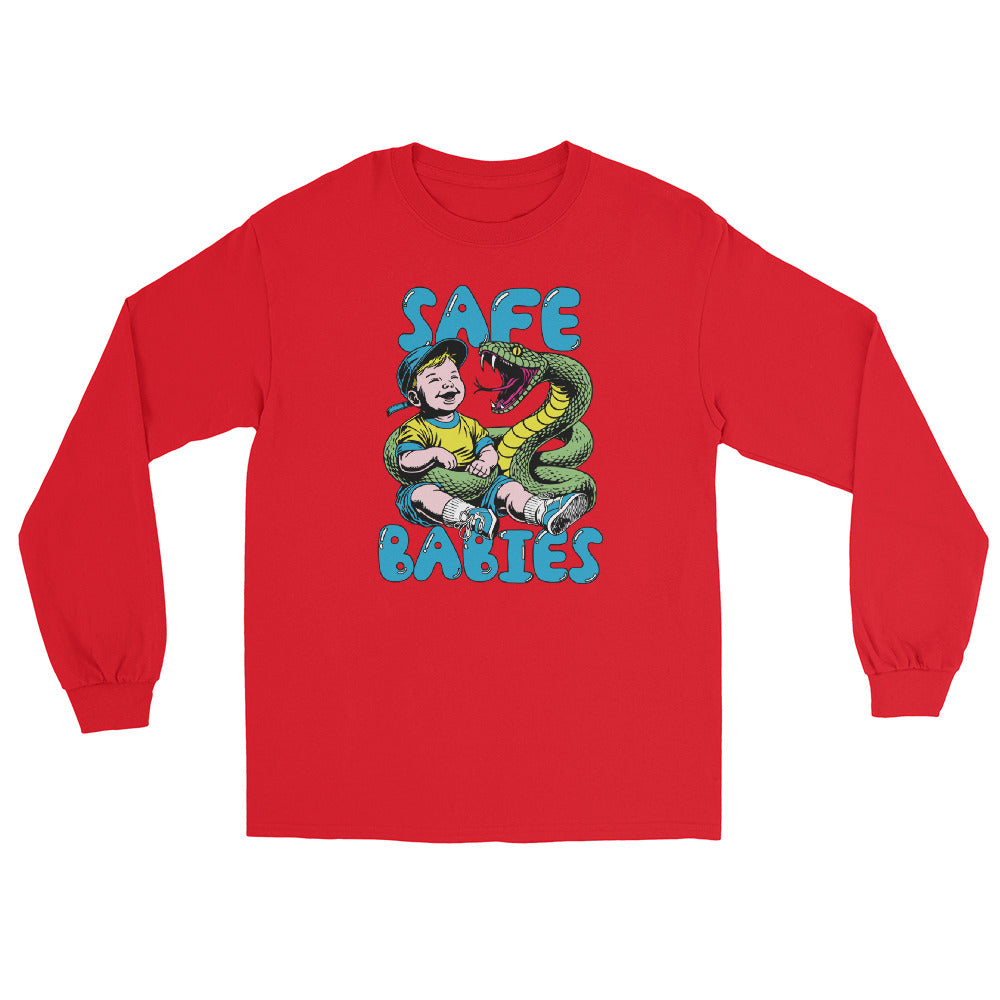 Green Snake Safe Baby - Long Sleeve Shirt
