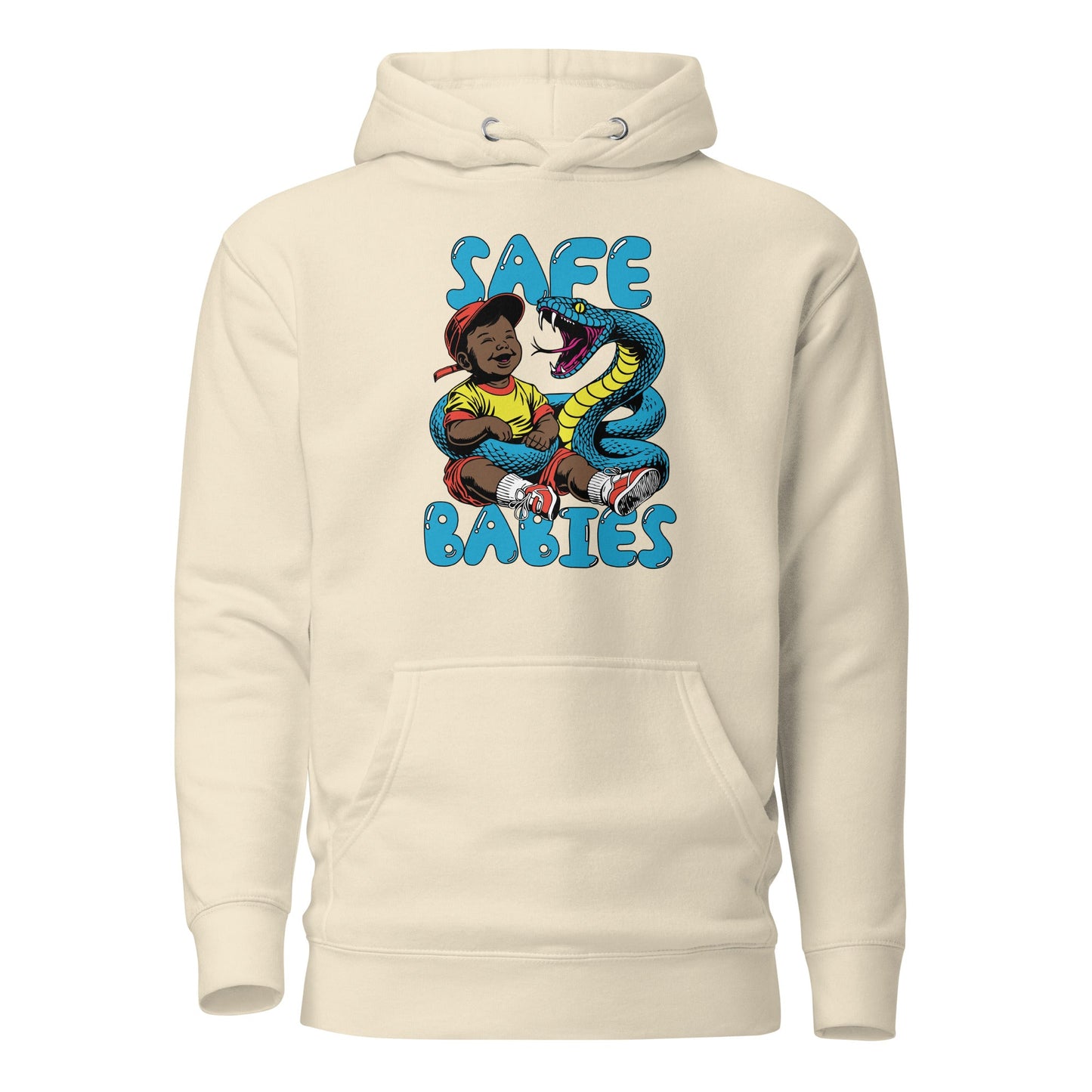 Blue Snake Safe Baby - Premium Hoodie