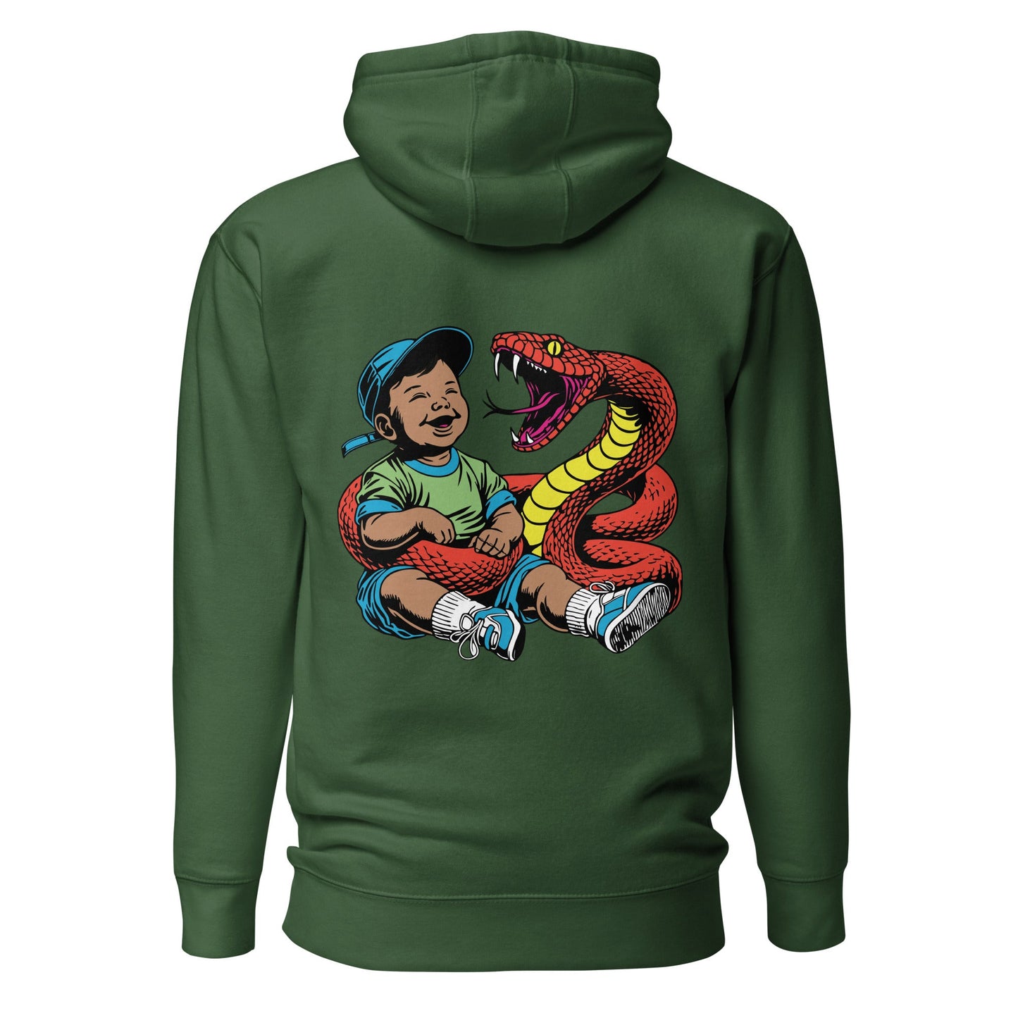 Safe Babies OG Premium Hoodie - Orange Snake
