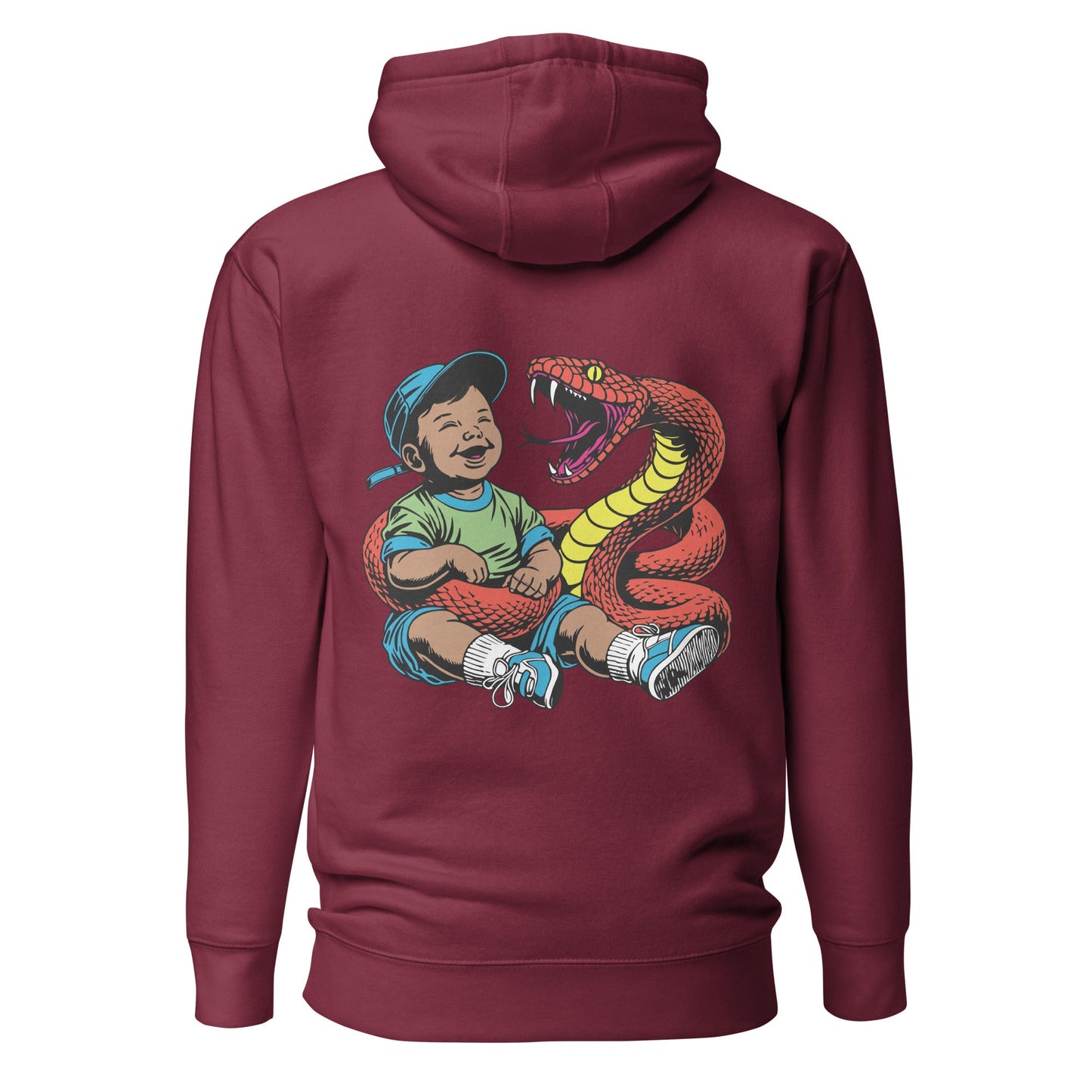 Safe Babies OG Premium Hoodie - Orange Snake