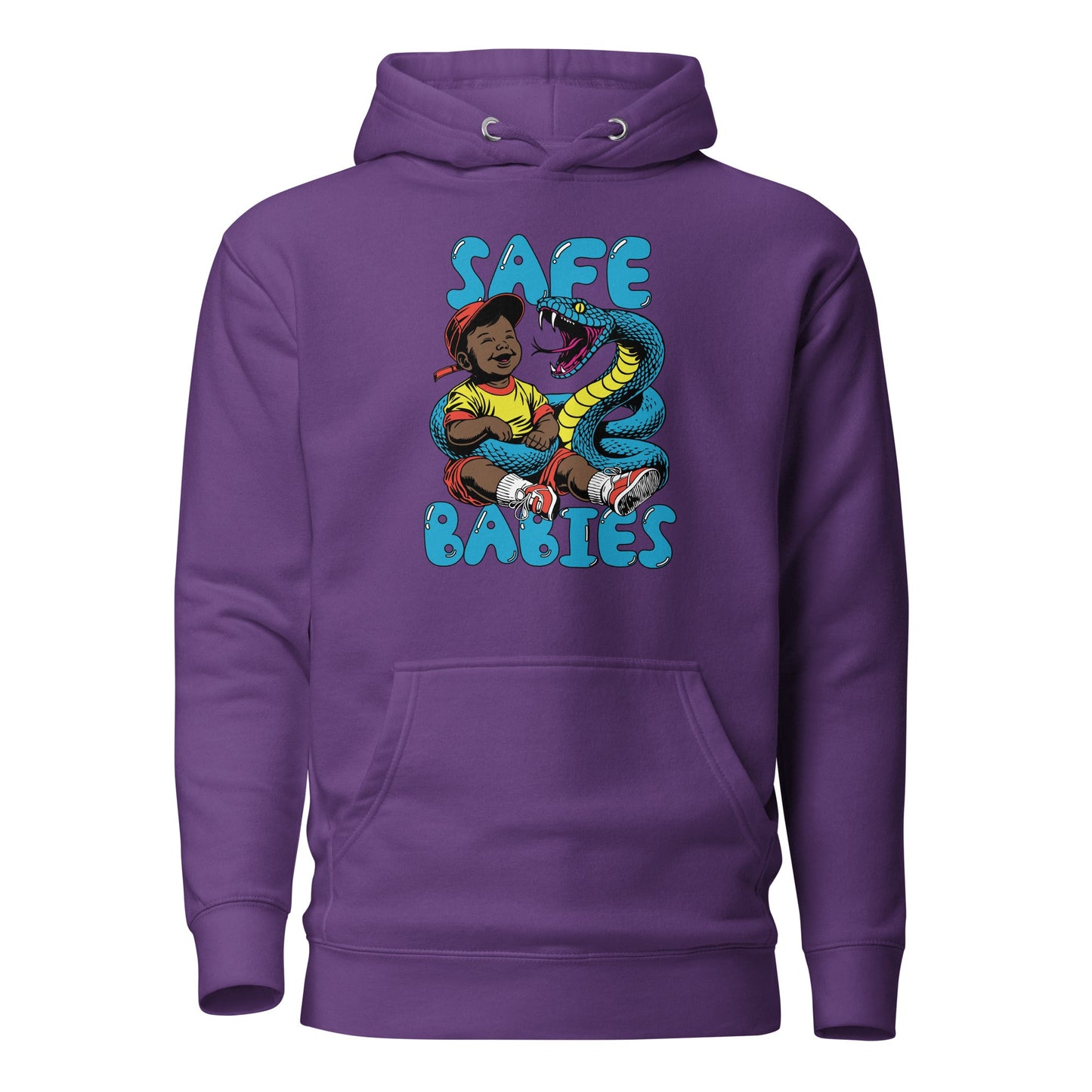 Blue Snake Safe Baby - Premium Hoodie