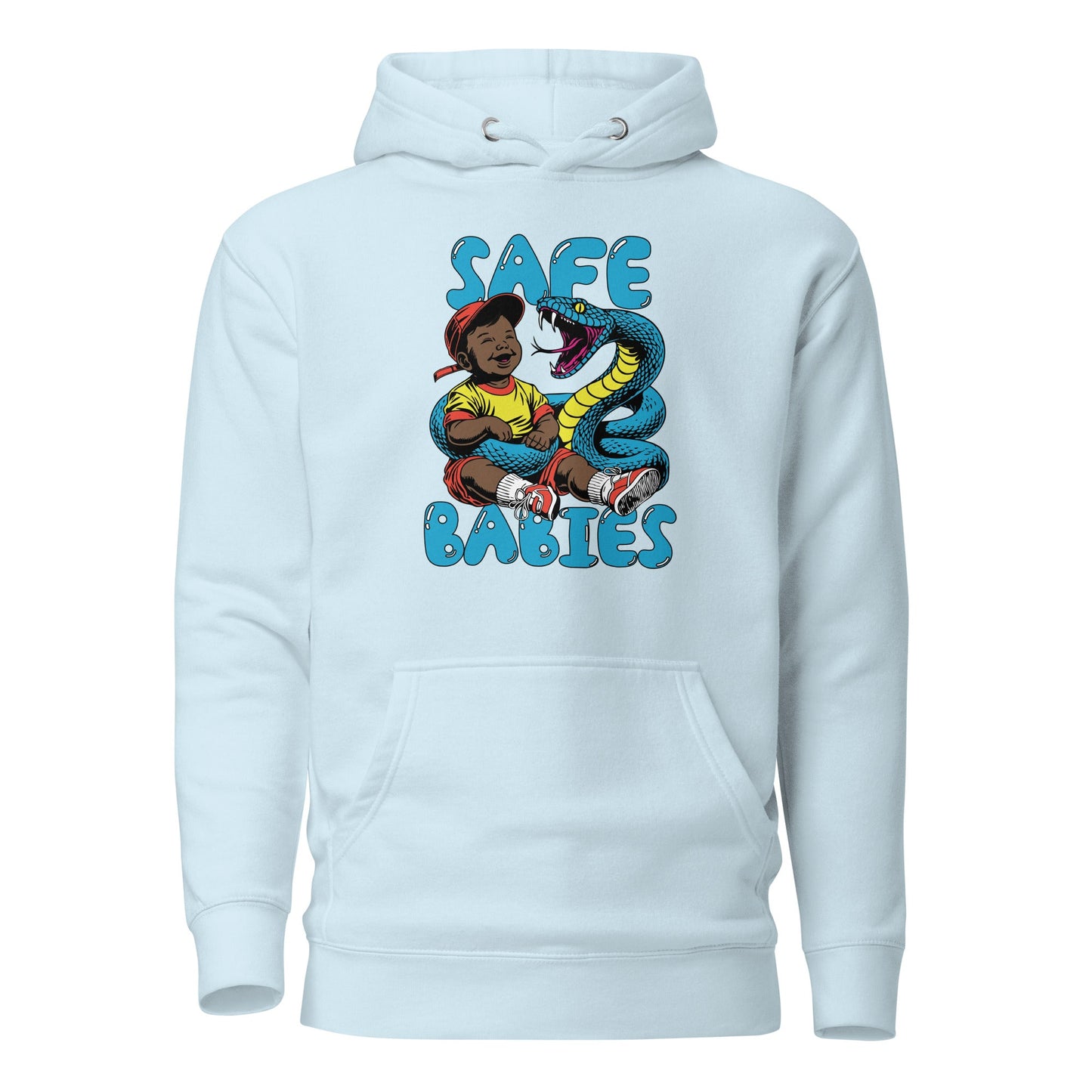 Blue Snake Safe Baby - Premium Hoodie