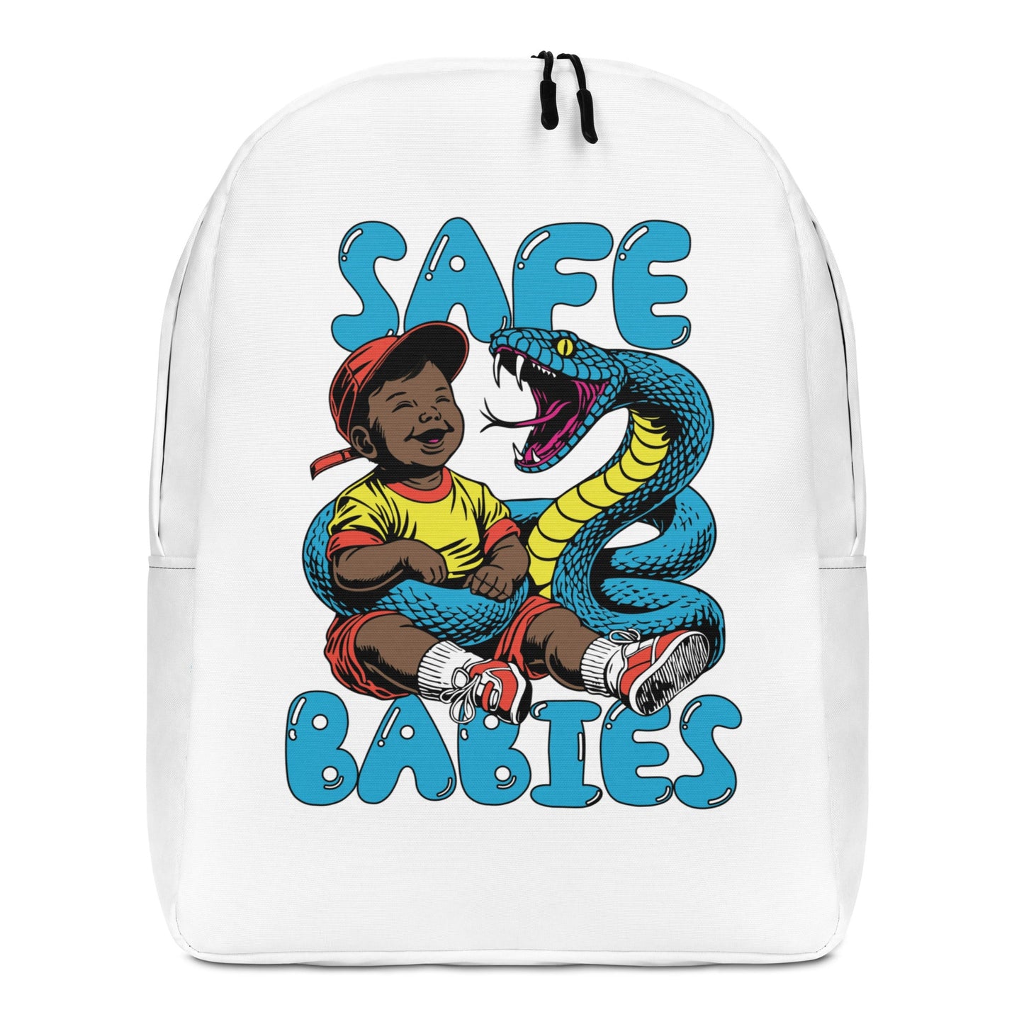 Blue Snake Safe Baby Backpack