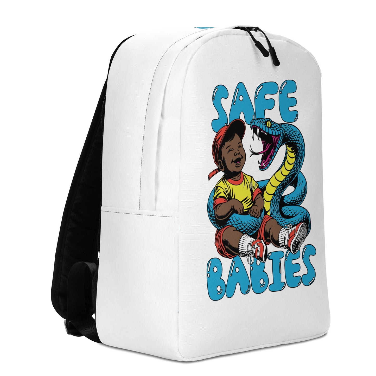 Blue Snake Safe Baby Backpack