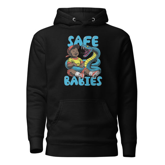 Blue Snake Safe Baby - Premium Hoodie