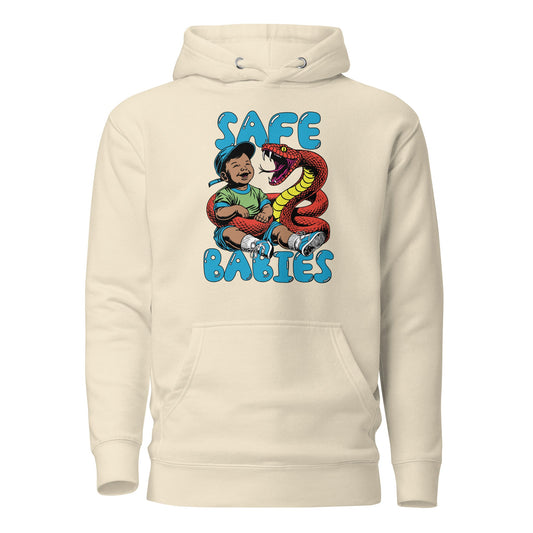 Orange Snake Safe Baby - Premium Hoodie