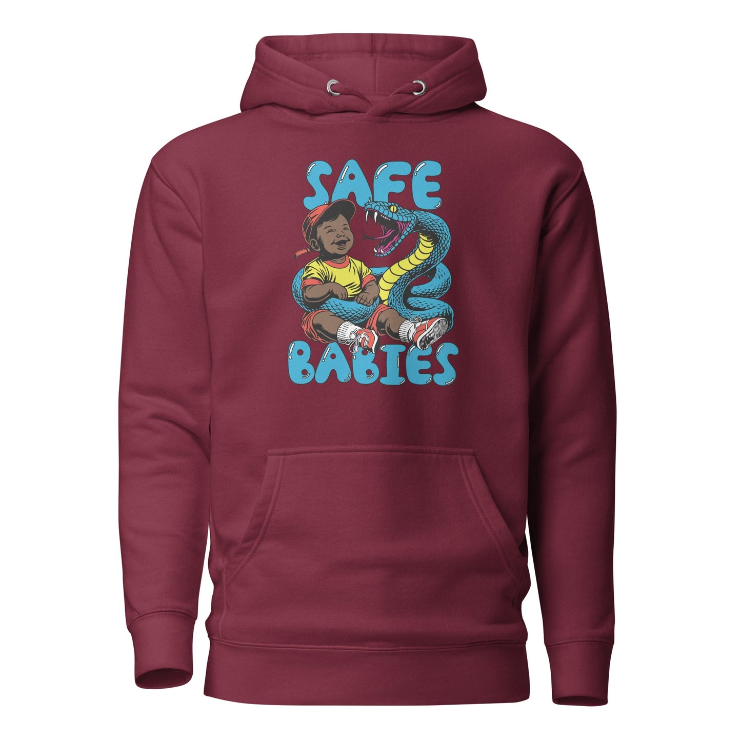 Blue Snake Safe Baby - Premium Hoodie