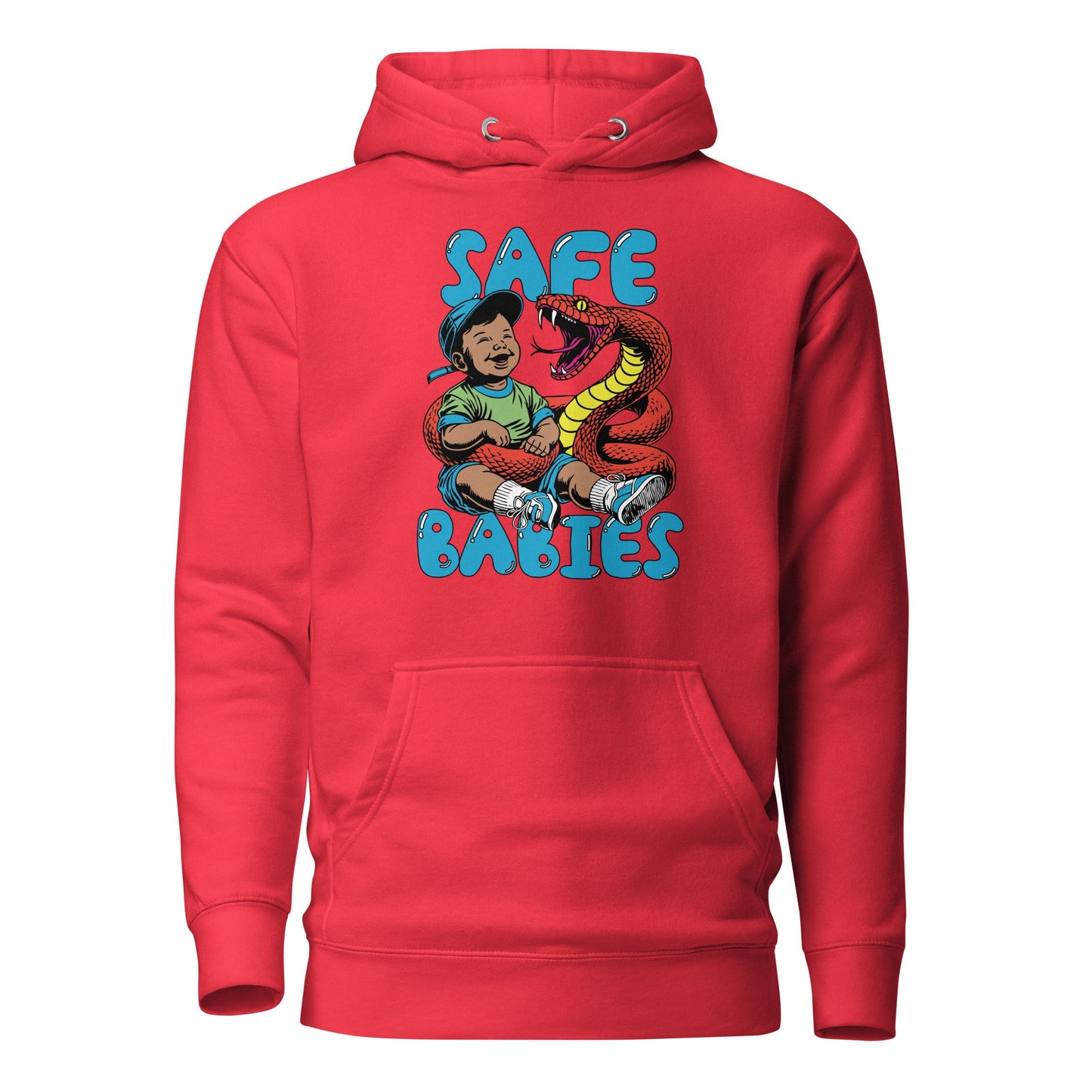 Orange Snake Safe Baby - Premium Hoodie