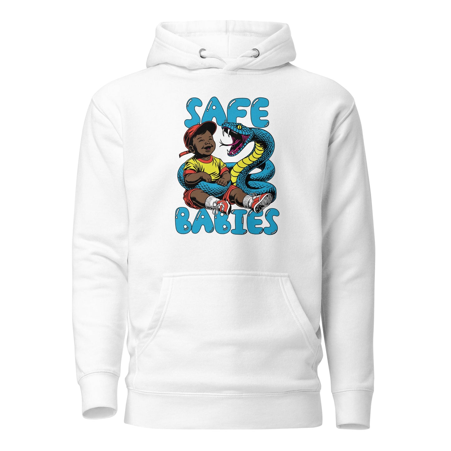 Blue Snake Safe Baby - Premium Hoodie