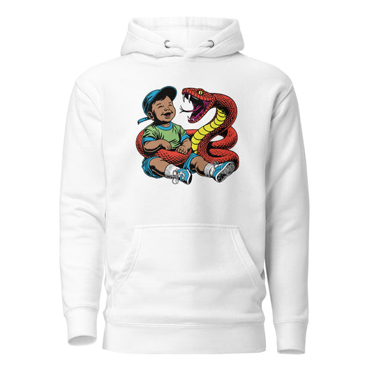 Orange Snake Safe Baby - Premium Hoodie